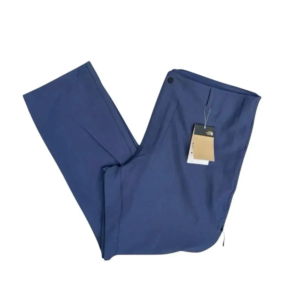 The North Face Solo Pant Performance hiking travel Shady Blue Mens 44 x 33 NEW